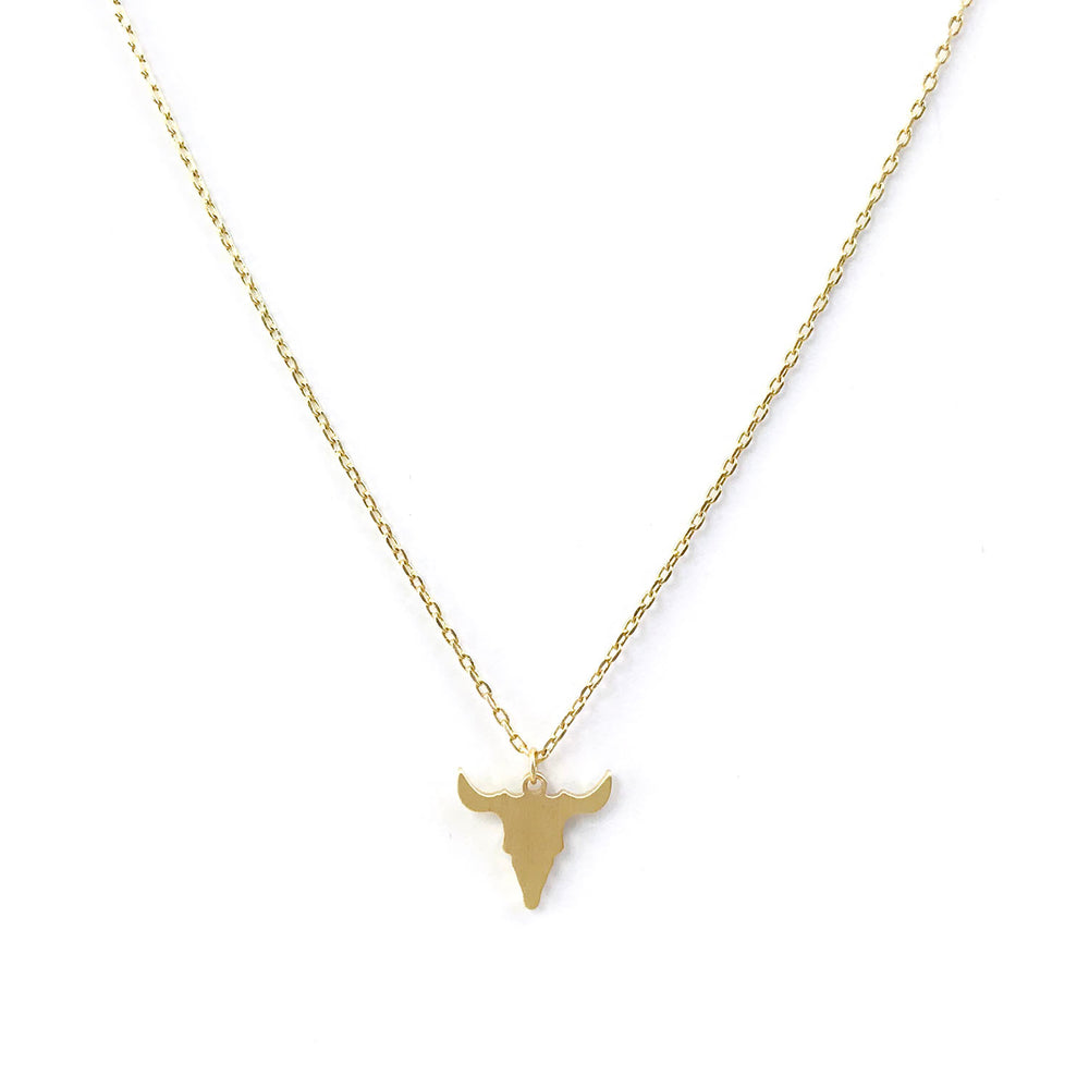 <daughter>Longhorn Bull Necklace